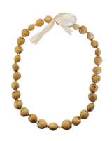 Kukui Nut Lei -White