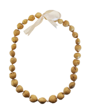 Kukui Nut Lei -White