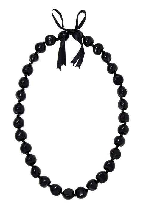 Kukui Nut Lei - Black