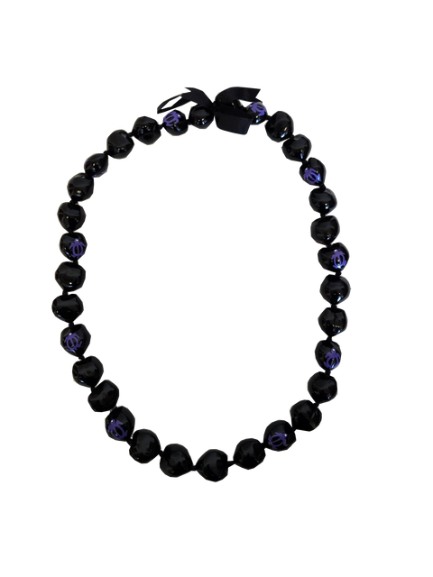 Kukui Nut Lei w/ Honu - Purple