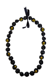 Kukui Nut Lei w/ Honu - Yellow