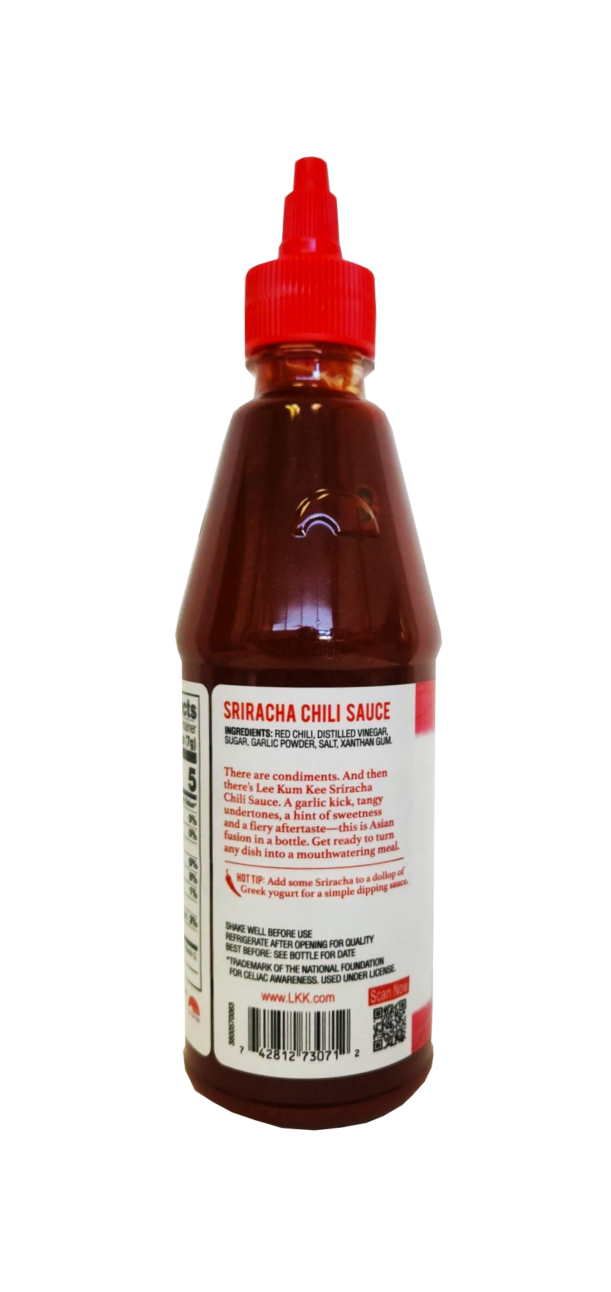Lee Kum Kee Sriracha Chili Sauce (NonGMO/Vegan) 18oz Hawaii Food To You