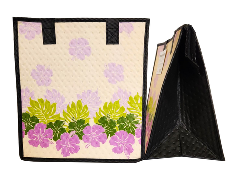 Tropical Paper Garden Hawaiian Hot/Cold Reusable Medium Bag - LEHINA LAV MED