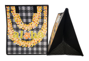Tropical Paper Garden Hawaiian Hot/Cold Insulated Large Bag - LEIPAKA BLACK LRG