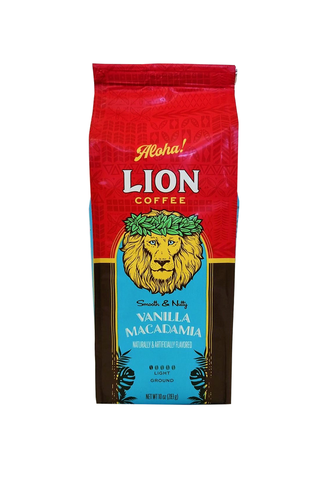 Lion Vanilla Macadamia Ground Coffee 10 oz