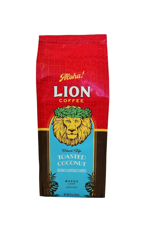 Lion Toasted Coconut Ground Coffee 10 oz