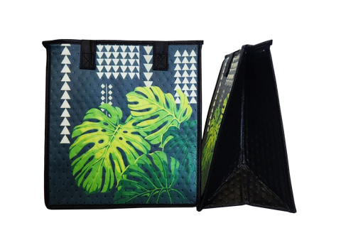 Tropical Paper Garden Hawaiian Hot/Cold Reusable Medium Bag - MAHIAI FOREST MED