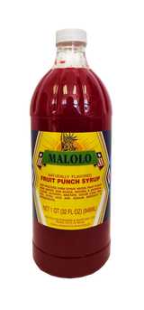 Malolo Fruit Punch Syrup 32 oz