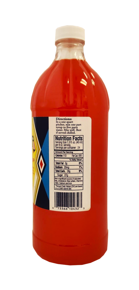 Malolo Orange Drink Syrup 32 oz