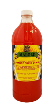 Malolo Orange Drink Syrup 32 oz