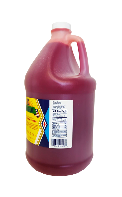 Malolo Fruit Punch Syrup 1 Gallon
