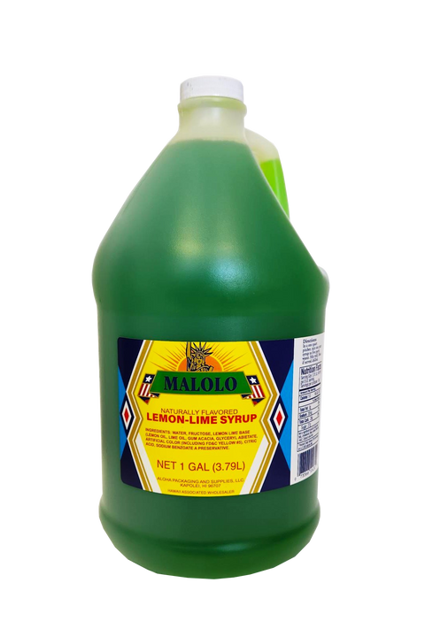 Malolo Lemon-Lime Syrup 1 Gallon