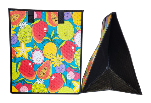 Tropical Paper Garden Hawaiian Hot/Cold Insulated Large Bag - MANGO TANGO TEAL LRG