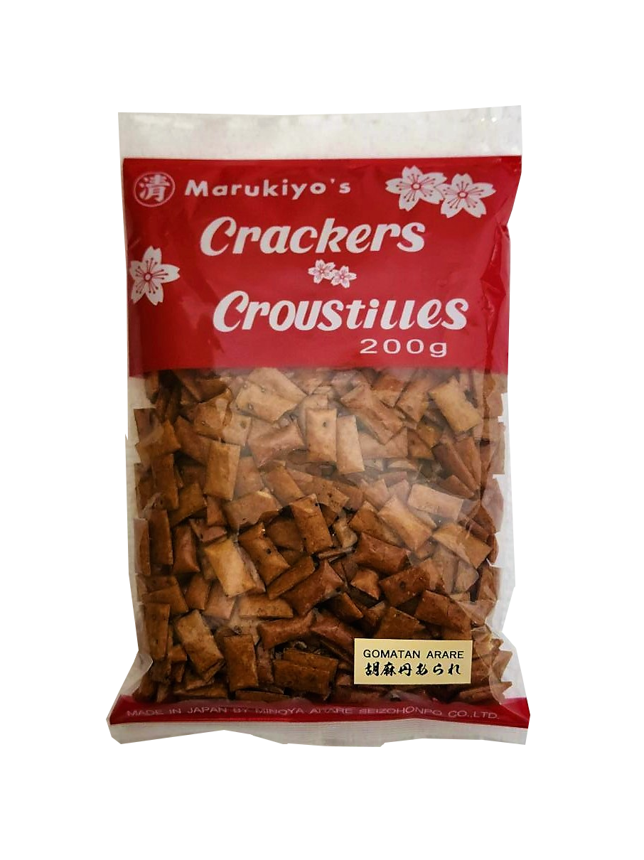 Marukiyo's Rice Crackers Gomatan Arare 8oz Hawaii Food To You