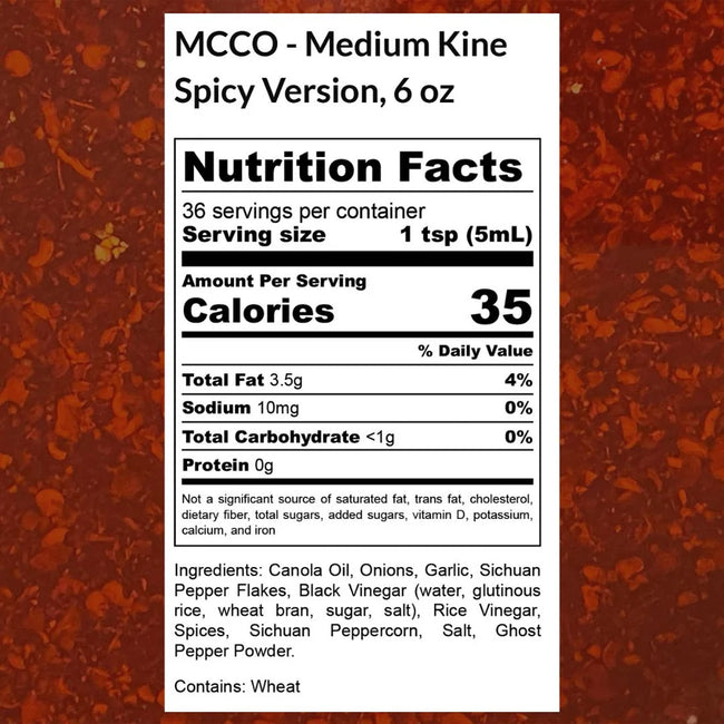Maui Chili Chili Oil 6oz. - Medium Kine Spicy Chili Oil