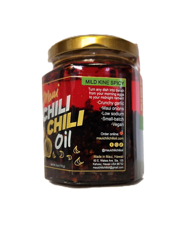 Maui Chili Chili Oil 6oz. - Mild Kine Spicy Chili Oil