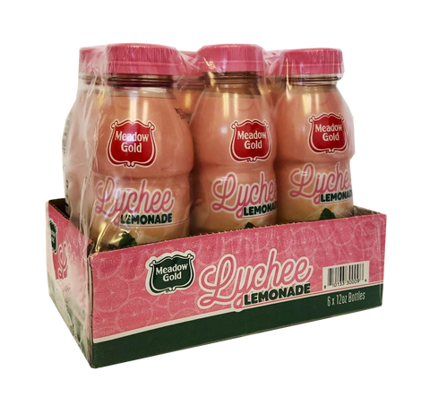 Meadow Gold Lychee Lemonade Drink 6-pack 12oz.