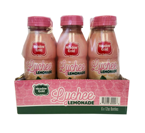 Meadow Gold Lychee Lemonade Drink 6-pack 12oz.