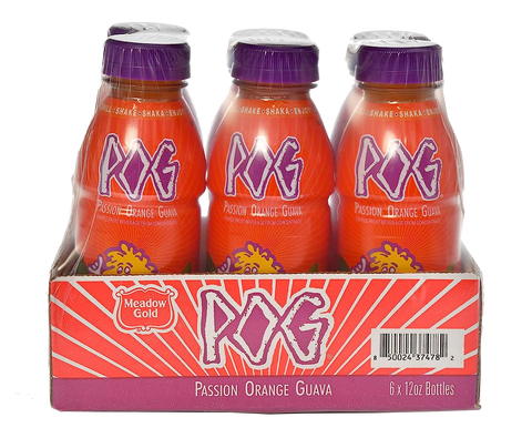 Meadow Gold POG (Passion, Orange, Guava) Drink 6-Pack 12oz.