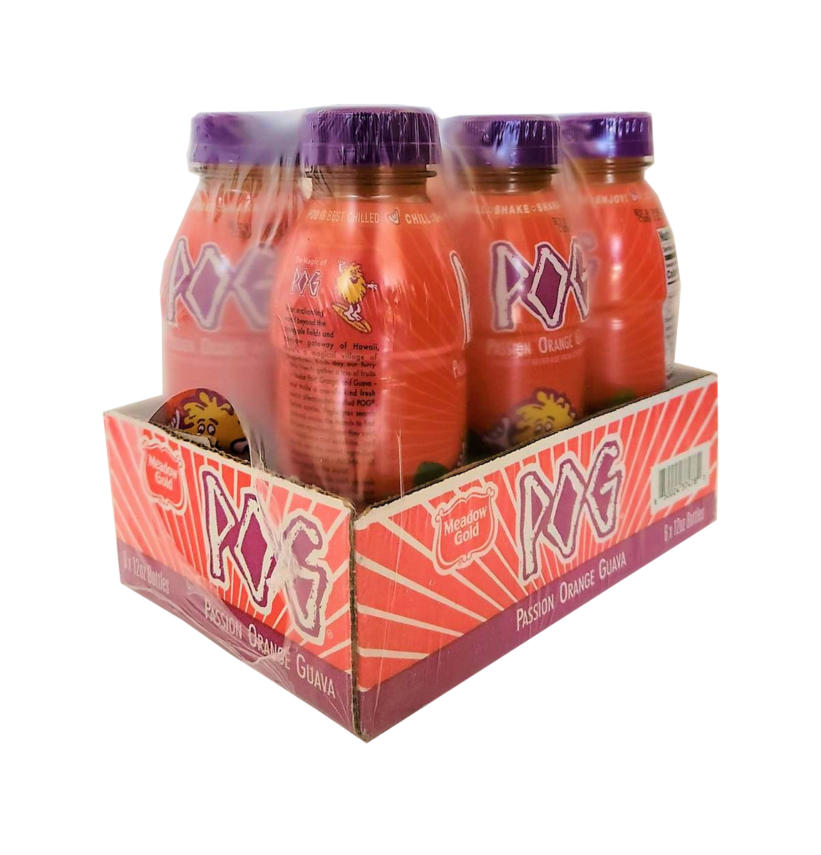Meadow Gold POG (Passion, Orange, Guava) Drink 6-Pack 12oz.– Hawaii ...