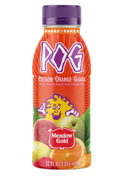 Meadow Gold POG (Passion, Orange, Guava) Drink 12oz.