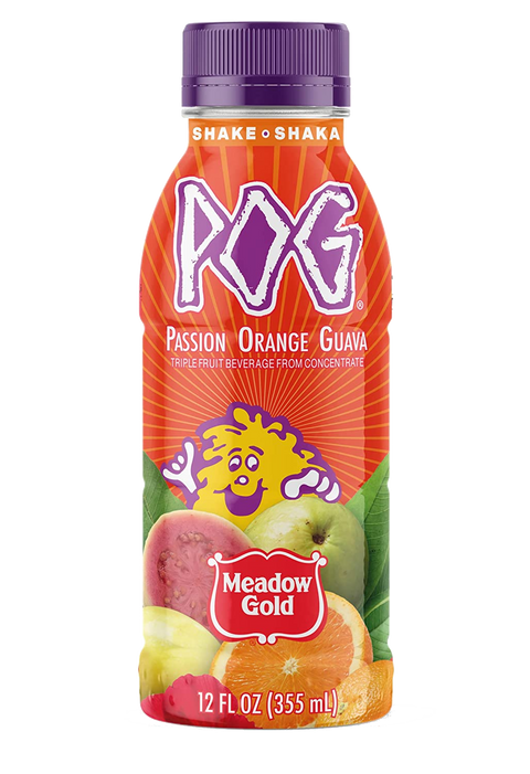 Meadow Gold POG (Passion, Orange, Guava) Drink 6-Pack 12oz.