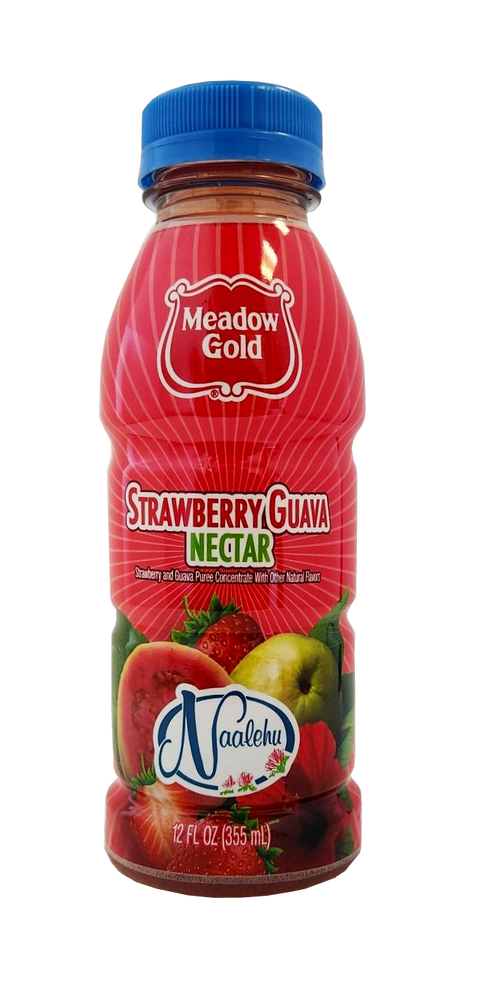 Meadow Gold Strawberry Guava Nectar Drink 6-Pack 12oz.