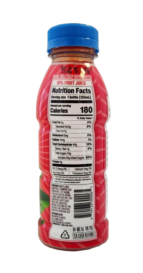 Meadow Gold Strawberry Guava Nectar Drink 6-Pack 12oz.