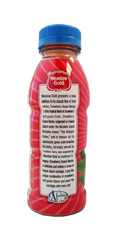 Meadow Gold Strawberry Guava Nectar Drink 6-Pack 12oz.