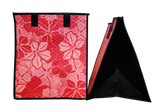 Tropical Paper Garden Hawaiian Hot/Cold Insulated Large Bag - MONO HIBISCUS PINK