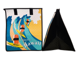 Tropical Paper Garden Hawaiian Hot/Cold Insulated Large Bag - MUSUBI HANG TEN SUN LRG