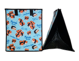 Tropical Paper Garden Hawaiian Hot/Cold Insulated Large Bag - MUSUBI PREP SKY