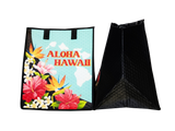 Tropical Paper Garden Hawaiian Hot/Cold Insulated Large Bag - NEIGHBORHOOD LARGE MINT