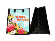 Tropical Paper Garden Hawaiian Hot/Cold Insulated Large Bag - NEIGHBORHOOD LARGE MINT