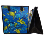 Tropical Paper Garden Hawaiian Hot/Cold Reusable Medium Bag - OPEN SEA BLUE MED