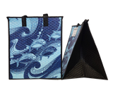 Tropical Paper Garden Hawaiian Hot/Cold Insulated Large Bag - OPEN WATER BLUE LRG