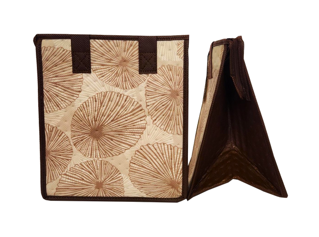 Tropical Paper Garden Hawaiian Hot/Cold Reusable Small Bag - OPIHI BROWN PET