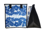 Tropical Paper Garden Hawaiian Hot/Cold Reusable Medium Bag - OWENA PALAKA BLUE MED