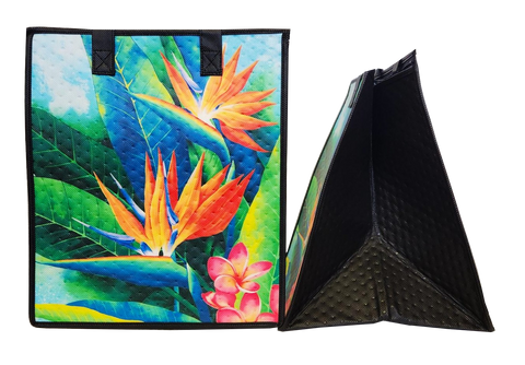 Tropical Paper Garden Hawaiian Hot/Cold Insulated Large Bag - PAINTERLY SKY LRG