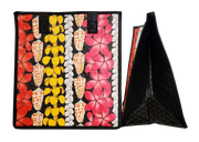 Tropical Paper Garden Hawaiian Hot/Cold Reusable Medium Bag - PEARLY SHELLS BLACK MED