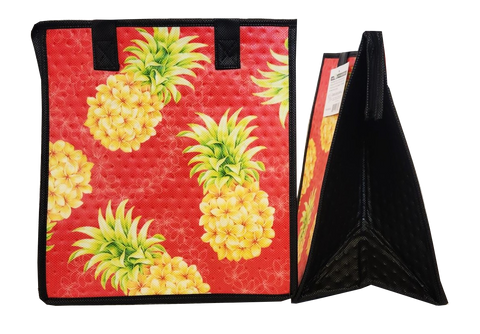 Tropical Paper Garden Hawaiian Hot/Cold Reusable Medium Bag - PICNIC RED MED