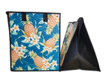 Tropical Paper Garden Hawaiian Hot/Cold Insulated Large Bag - PINEAPPLE PATCH TEAL LRG