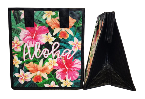 Tropical Paper Garden Hawaiian Hot/Cold Reusable Small Bag - PLENTIFUL CORAL PET