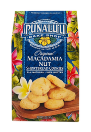 Punalu'u Bake Shop Cookies - Macadamia Nut Shortbread Cookies 5oz