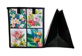 Tropical Paper Garden Hawaiian Hot/Cold Insulated Large Bag - QUARTET BLACK