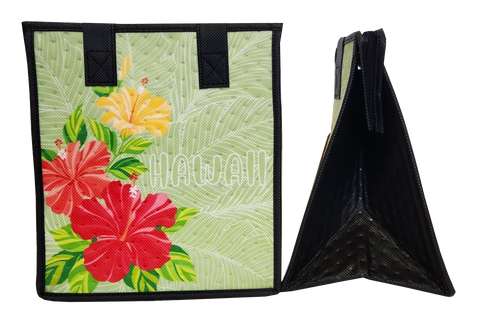 Tropical Paper Garden Hawaiian Hot/Cold Reusable Small Bag - RHAPSODY SAGE PET