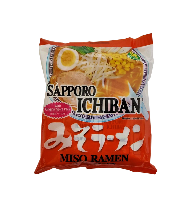 Sapporo Ichiban Yakisoba Miso ramen Noodles 3.5oz.