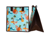 Tropical Paper Garden Hawaiian Hot/Cold Reusable Medium Bag - SEASHORE AQUA