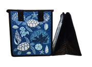 Tropical Paper Garden Hawaiian Hot/Cold Reusable Small Bag - SHELLSTORY BLUE PET