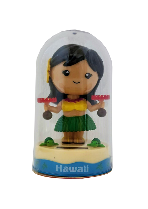 Solar Hula Doll Green Uli Uli